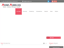 Tablet Screenshot of akrenajans.com
